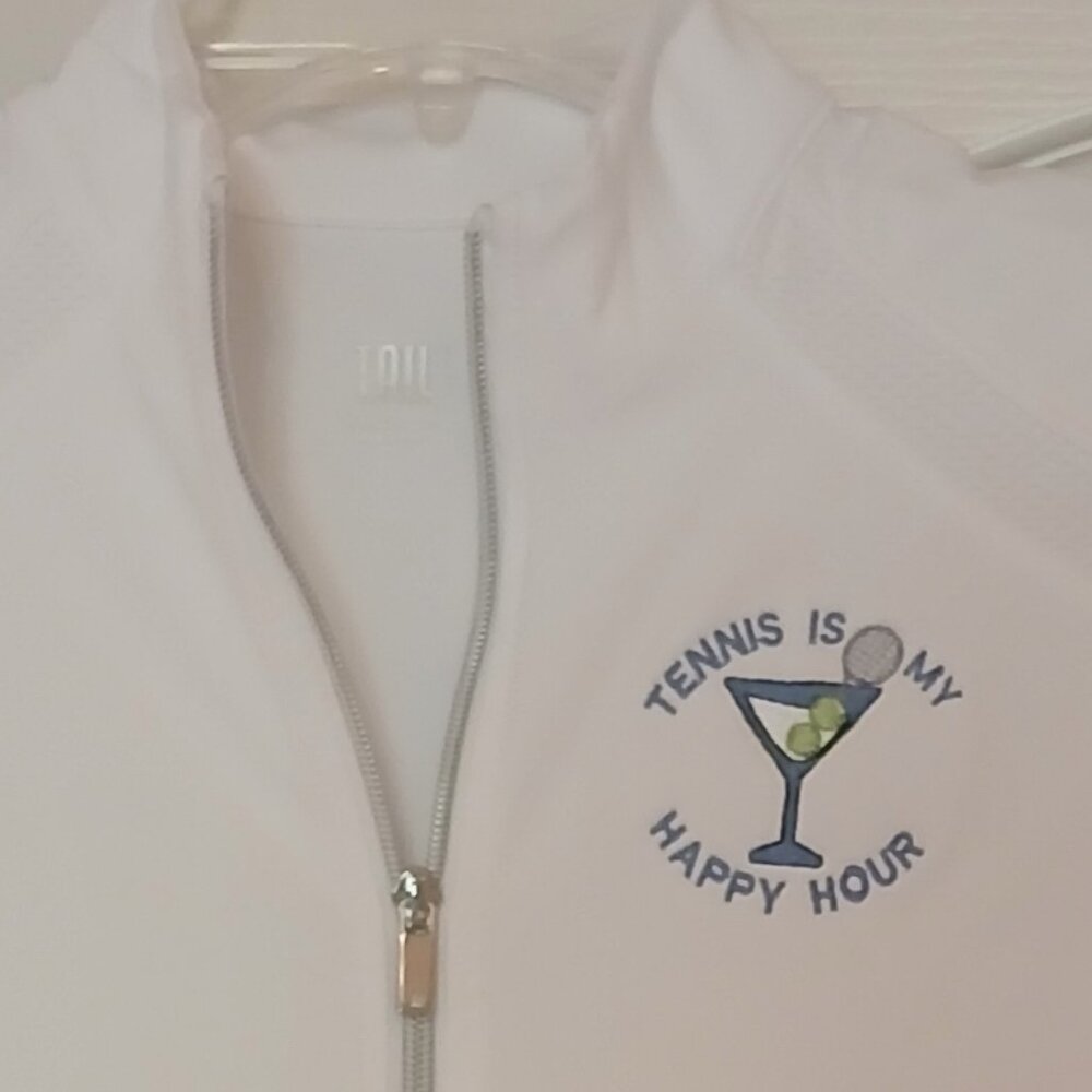 50% drop! Tail Lightweight Tennis/Golf Jacket, Chalk White - Picture 8 of 9